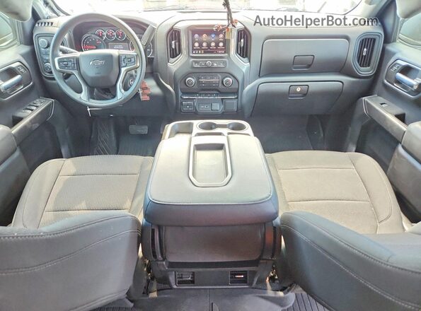 3GCPYCEF3MG437577 2021 CHEVROLET SILVERADO White Widok deski rozdzielczej