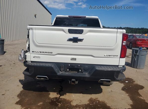 3GCPYCEF4MG338802 2021 CHEVROLET SILVERADO White უკანა ხედი