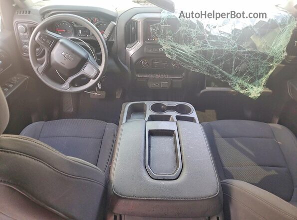 3GCPYCEF4MG338802 2021 CHEVROLET SILVERADO White წინა პანელის ხედი