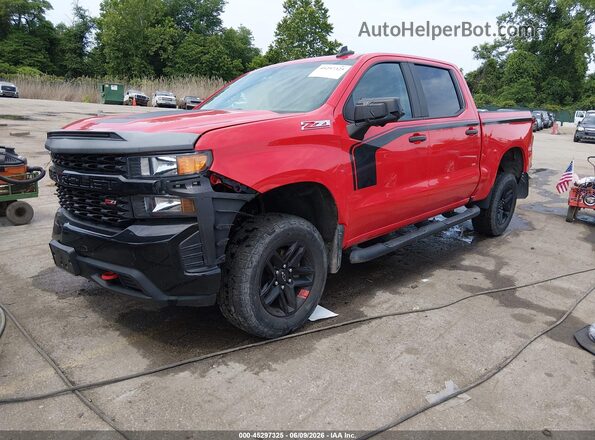 3GCPYCEF8LG434172 2020 CHEVROLET SILVERADO Red Передня ліва чверть