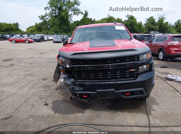 3GCPYCEF8LG434172 2020 CHEVROLET SILVERADO Red Вид щитка приладів