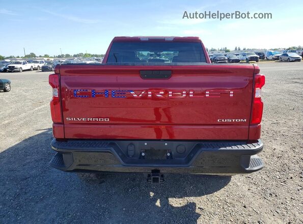 3GCPYCEH8LG236872 2020 CHEVROLET SILVERADO Красный Вид сзади