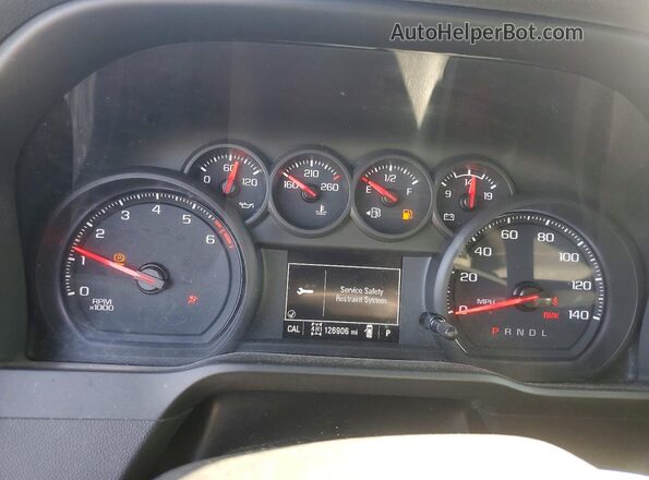3GCPYCEH8LG236872 2020 CHEVROLET SILVERADO Красный Вид щитка приборов