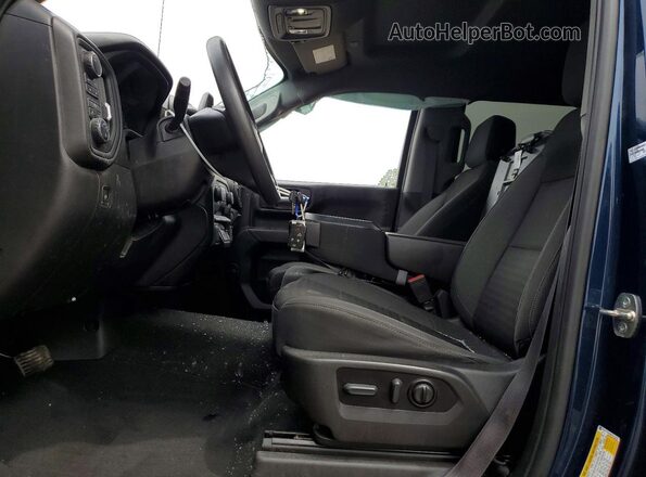 3GCPYCEK8NG111918 2022 CHEVROLET SILVERADO Blue წინა სალონის ხედი