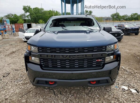 3GCPYCEK8NG111918 2022 CHEVROLET SILVERADO Blue წინა ხედი