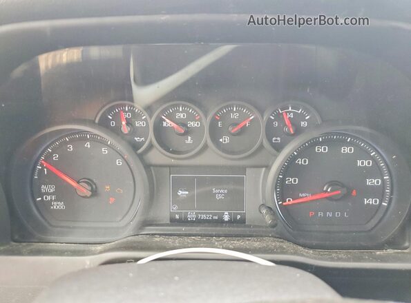 3GCPYCEK8NG111918 2022 CHEVROLET SILVERADO Blue ხელსაწყოთა პანელის ხედი