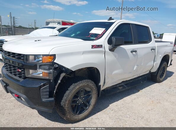 3GCPYCEL0MG166287 2021 CHEVROLET SILVERADO Белый Передняя левая четверть