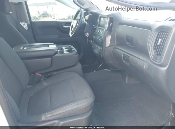 3GCPYCEL0MG166287 2021 CHEVROLET SILVERADO Белый Вид салона спереди