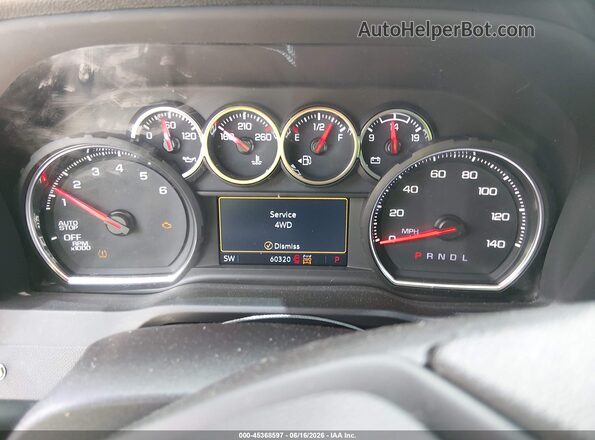 3GCPYCELXNG200124 2022 CHEVROLET SILVERADO White უკანა სავარძლების ხედი