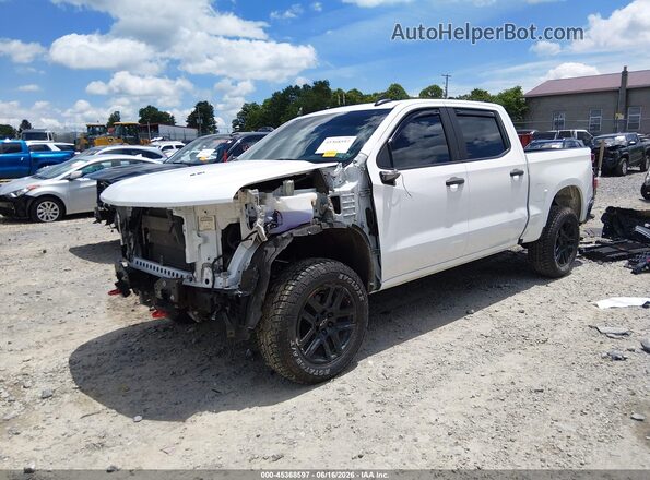 3GCPYCELXNG200124 2022 CHEVROLET SILVERADO White წინა მარცხენა ხედი სამი მეოთხედიდან