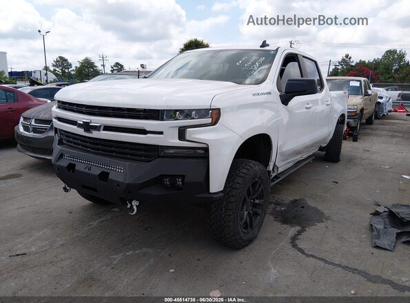 3GCPYEEK0KG205363 2019 CHEVROLET SILVERADO White Передня ліва чверть