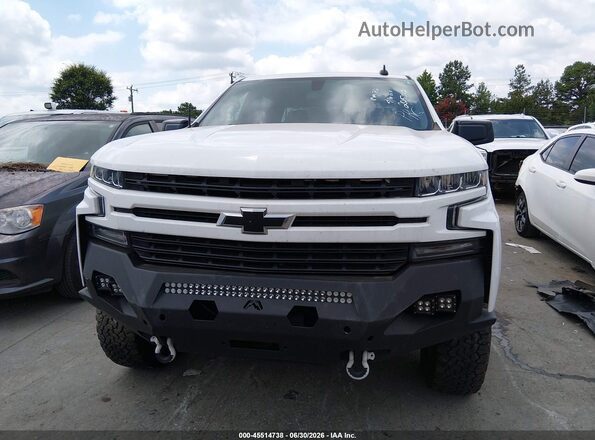3GCPYEEK0KG205363 2019 CHEVROLET SILVERADO White Вид щитка приладів