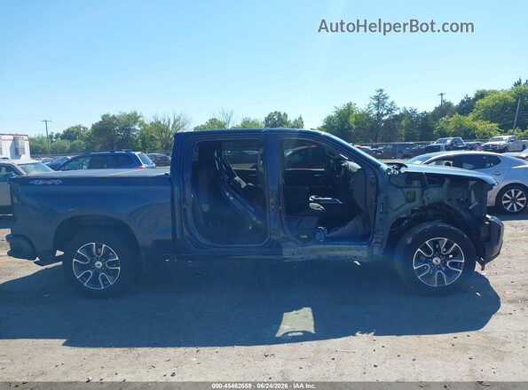3GCPYEEK7KG135859 2019 CHEVROLET SILVERADO Blue Սալոնի հետևի տեսք