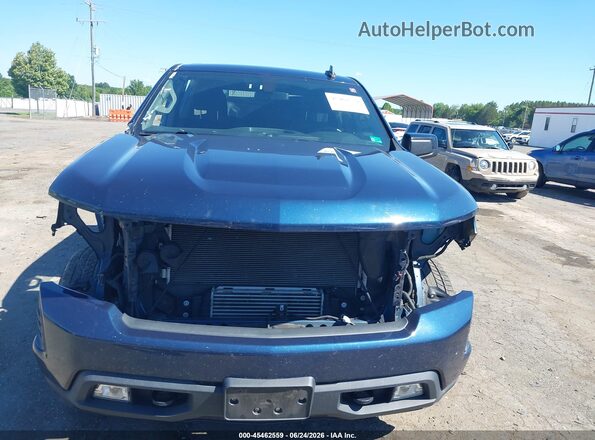 3GCPYEEK7KG135859 2019 CHEVROLET SILVERADO Blue Սարքավորումների վահանակի տեսք
