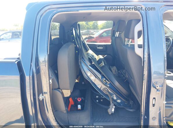3GCPYEEK7KG135859 2019 CHEVROLET SILVERADO Blue VIN կոդի պիտակի տեսք
