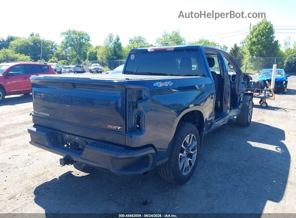 3GCPYEEK7KG135859 2019 CHEVROLET SILVERADO Blue Հետևի աջ