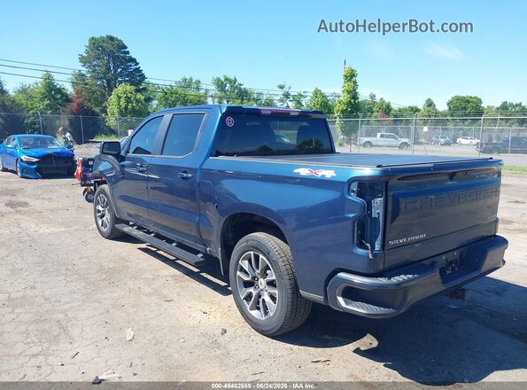 3GCPYEEK7KG135859 2019 CHEVROLET SILVERADO Blue Հետևի ձախ