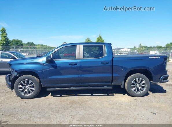3GCPYEEK7KG135859 2019 CHEVROLET SILVERADO Blue Սալոնի 360 աստիճան տեսք