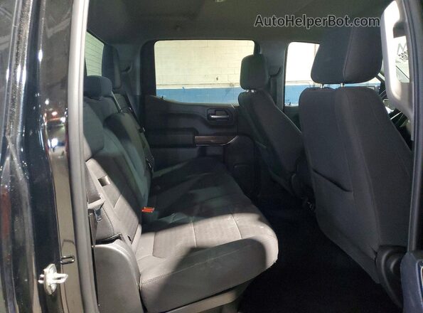 3GCPYEEK7MG103996 2021 CHEVROLET SILVERADO Black Widok tylnych siedzeń