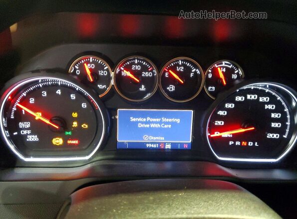 3GCPYEEK7MG103996 2021 CHEVROLET SILVERADO Black Widok zestawu wskaźników