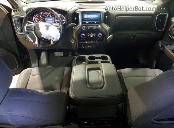 3GCPYEEK7MG103996 2021 CHEVROLET SILVERADO Black Widok deski rozdzielczej