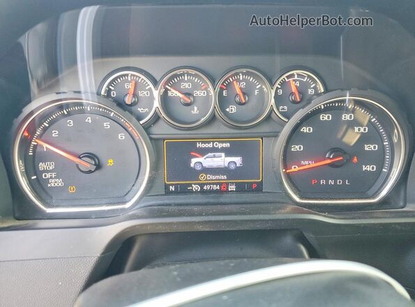 3GCPYFED0LG357488 2020 CHEVROLET SILVERADO Gray Widok zestawu wskaźników