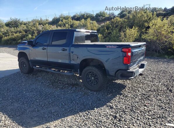 3GCPYFED0LG360536 2020 CHEVROLET SILVERADO Blue Trasero izquierdo
