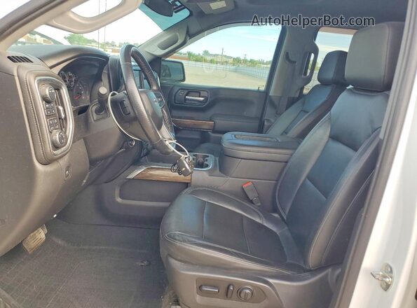 3GCPYFED0LG427054 2020 CHEVROLET SILVERADO White Widok wnętrza z przodu