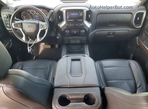 3GCPYFED0LG427054 2020 CHEVROLET SILVERADO White Widok deski rozdzielczej