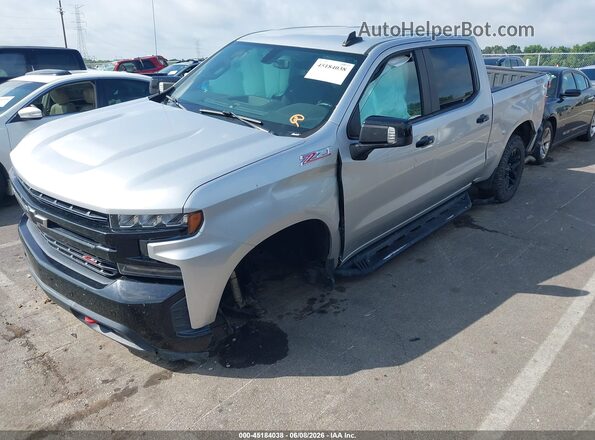 3GCPYFED1KG186832 2019 CHEVROLET SILVERADO Gray Առջևի ձախ երեք քառորդ տեսարան