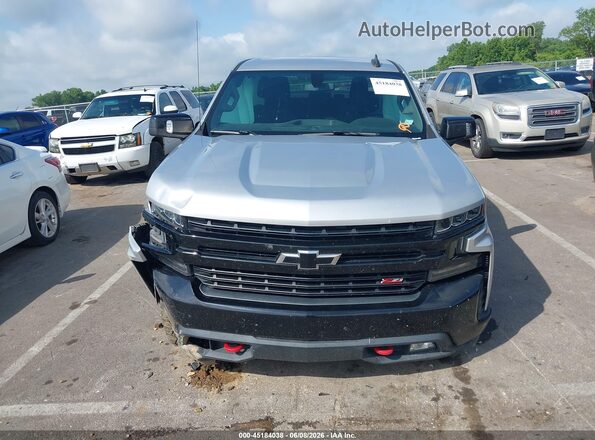 3GCPYFED1KG186832 2019 CHEVROLET SILVERADO Gray Առջևի վահանակի տեսք