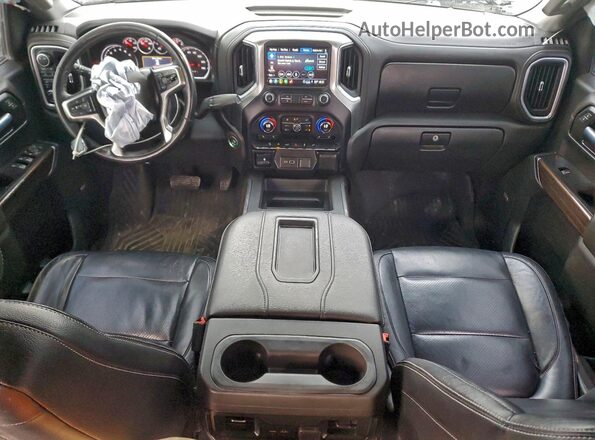 3GCPYFED1MG221355 2021 CHEVROLET SILVERADO Black Dashboard view