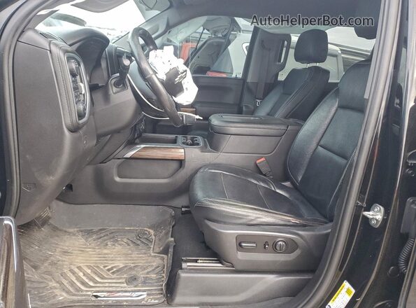 3GCPYFED1MG221355 2021 CHEVROLET SILVERADO Black Front interior view