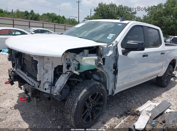3GCPYFED1MG388363 2021 CHEVROLET SILVERADO White Առջևի ձախ երեք քառորդ տեսարան