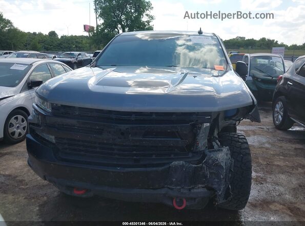 3GCPYFED2MG107073 2021 CHEVROLET SILVERADO Серый Вид щитка приборов