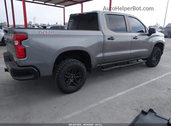 3GCPYFED2MG423945 2021 CHEVROLET SILVERADO Gray უკანა მარჯვენა