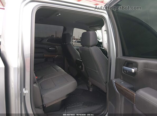 3GCPYFED2MG423945 2021 CHEVROLET SILVERADO Gray VIN კოდის სტიკერის ხედი