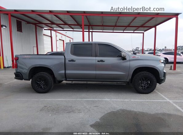 3GCPYFED2MG423945 2021 CHEVROLET SILVERADO Gray უკანა სალონის ხედი