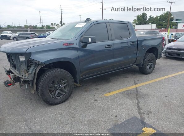 3GCPYFED3LG304168 2020 CHEVROLET SILVERADO Бирюзовый Передняя левая четверть