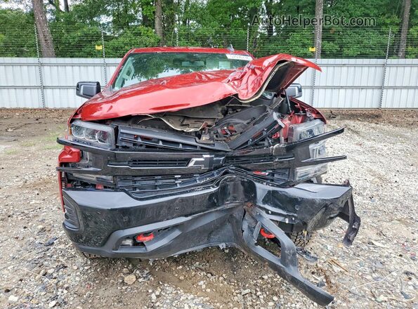 3GCPYFED3MG151809 2021 CHEVROLET SILVERADO Red Front view