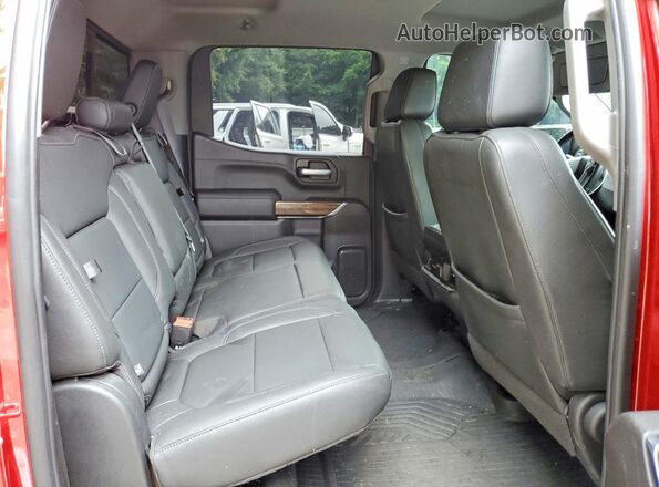 3GCPYFED3MG151809 2021 CHEVROLET SILVERADO Red Rear seats view
