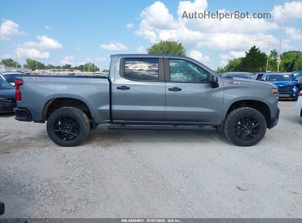 3GCPYFED3NG115104 2022 CHEVROLET SILVERADO Серый Вид задней части салона