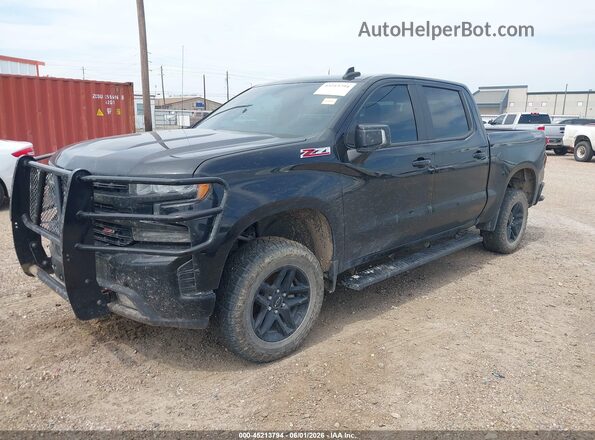 3GCPYFED4LG323277 2020 CHEVROLET SILVERADO Черный Передняя левая четверть