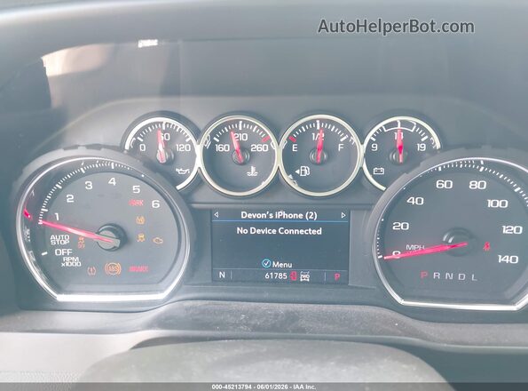 3GCPYFED4LG323277 2020 CHEVROLET SILVERADO Черный Вид задних сидений