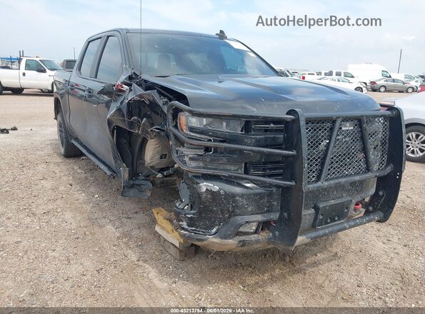3GCPYFED4LG323277 2020 CHEVROLET SILVERADO Черный Вид спереди