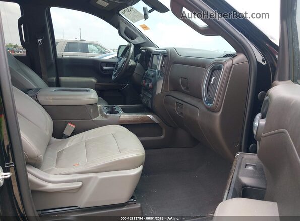 3GCPYFED4LG323277 2020 CHEVROLET SILVERADO Черный Вид салона спереди
