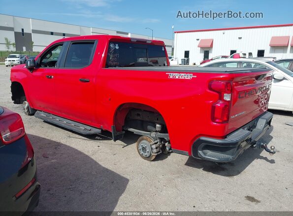 3GCPYFED6MG196890 2021 CHEVROLET SILVERADO Red უკანა მარცხენა