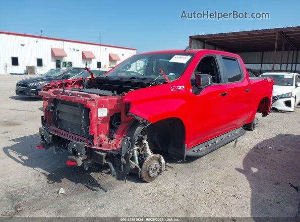 3GCPYFED6MG196890 2021 CHEVROLET SILVERADO Red წინა ხედი