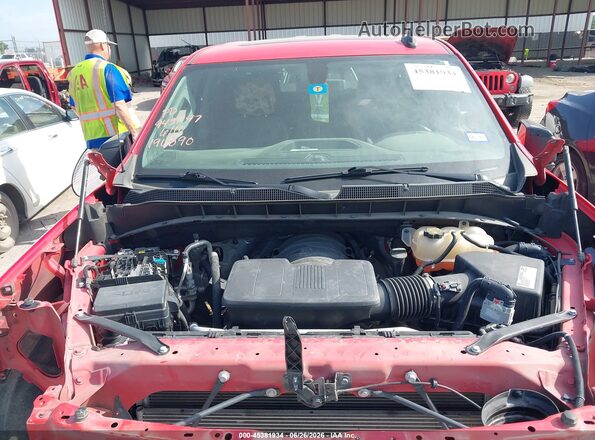 3GCPYFED6MG196890 2021 CHEVROLET SILVERADO Red უკანა ხედი