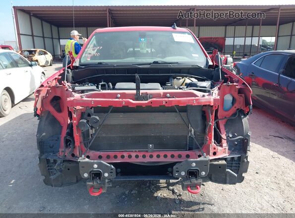 3GCPYFED6MG196890 2021 CHEVROLET SILVERADO Red ხელსაწყოთა პანელის ხედი